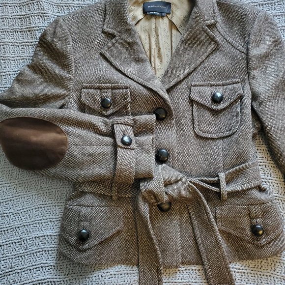 BCBG Maxxazria Jackets & Blazers - BCBG Women's Blazer/Jacket Brown Size Large
